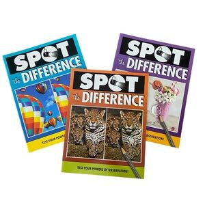 Spot the Difference Puzzle Books Set